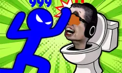 Stickman Hero Skibidi Tower Defense