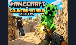 Minecraft × Counter Strike: 2.5D FPS
