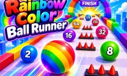 Rainbow Color Ball Runner