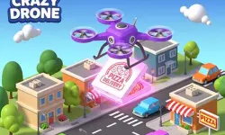 Crazy Drone Pizza Delivery