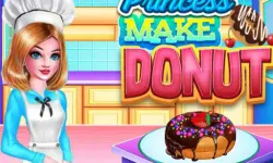 PRINCESS MAKE DONUT COOKING